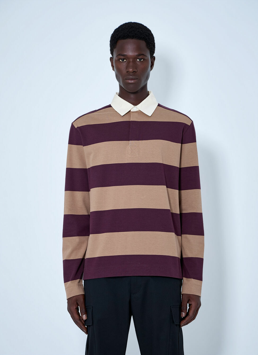 Moncler Striped Rugby Shirt