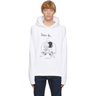 Dsquared2 White Love Is...Forever Hoodie