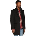 Mackage Black Wool Skai-B Coat