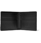 Ermenegildo Zegna - Pelle Tessuta Leather Billfold Wallet - Men - Black