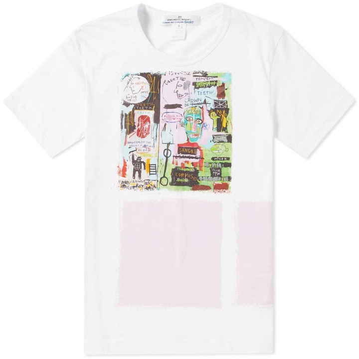 Photo: Comme des Garcons SHIRTx Jean-Michel Basquiat Print Tee