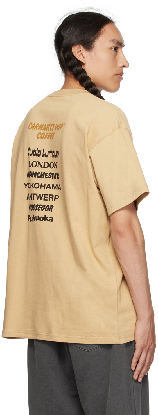 Carhartt Work In Progress Tan 'WIP Coffee' T-Shirt