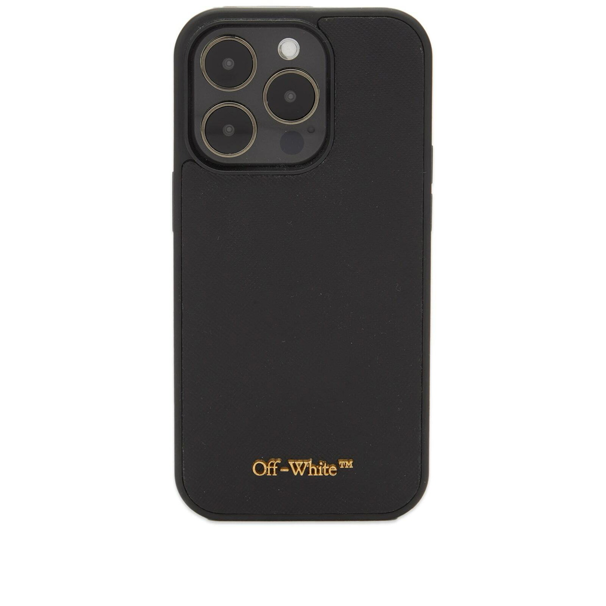 Off-White Men's OW Lettering iPhone 14 Pro Case in Black Off-White