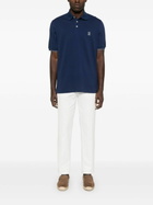 Brunello Cucinelli Logo-Print Polo Shirt