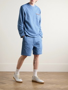 Thom Browne - Oversized Striped Cotton T-Shirt - Blue