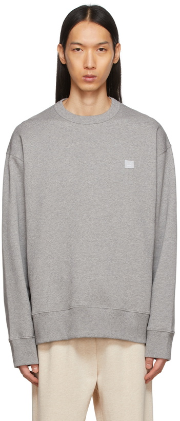 Photo: Acne Studios Grey Crewneck Sweatshirt