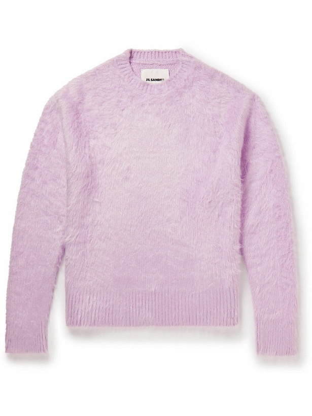 Photo: Jil Sander - Brushed-Silk Sweater - Pink