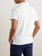 Polo Ralph Lauren - Logo-Embroidered Cotton-Blend Terry Polo Shirt - White