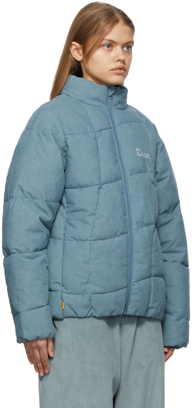 Dime corduroy wave puffer jacket ダイム-