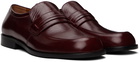 Marni Brown Crinkled Loafers