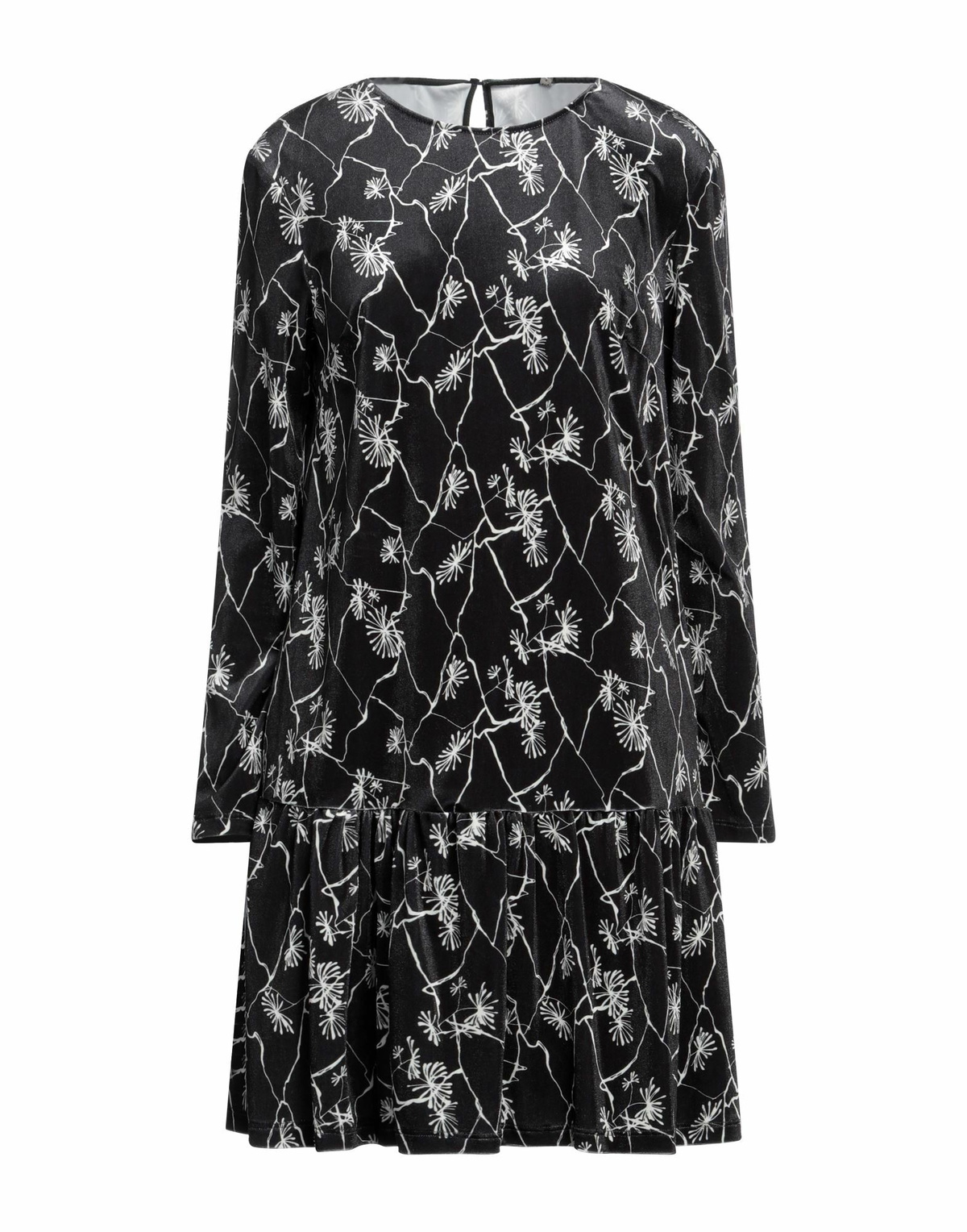 Manila Grace Womens Mini dress Charcoal