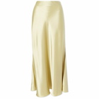 Nanushka Women's Razi Skirt in Lime Yellow