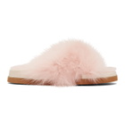 Mr and Mrs Italy Pink Fur Sandals