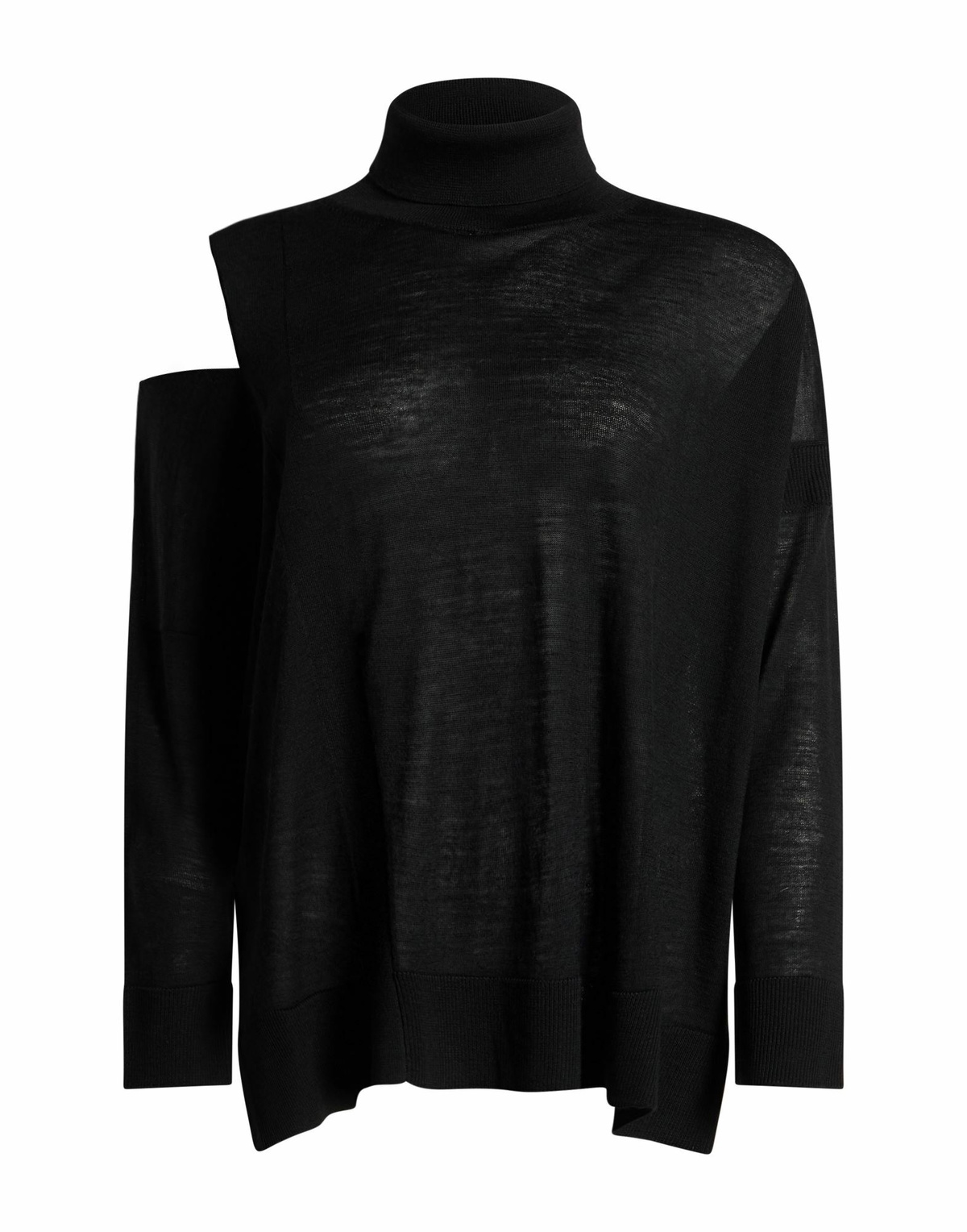 Manila Grace Womens Turtleneck in Black
