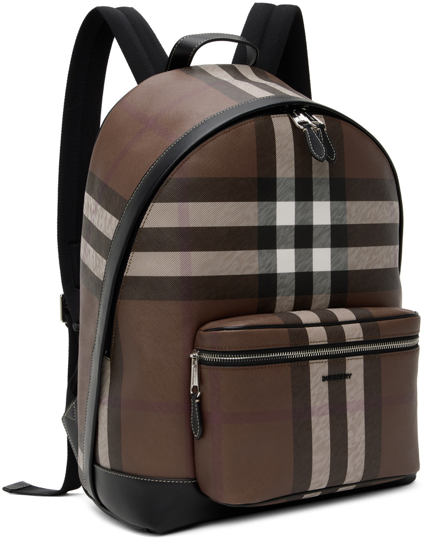 Burberry Brown Check Backpack