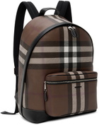 Burberry Brown Check Backpack