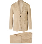 Massimo Alba - 007 Sloop Slim-Fit Cotton-Corduroy Suit - Neutrals