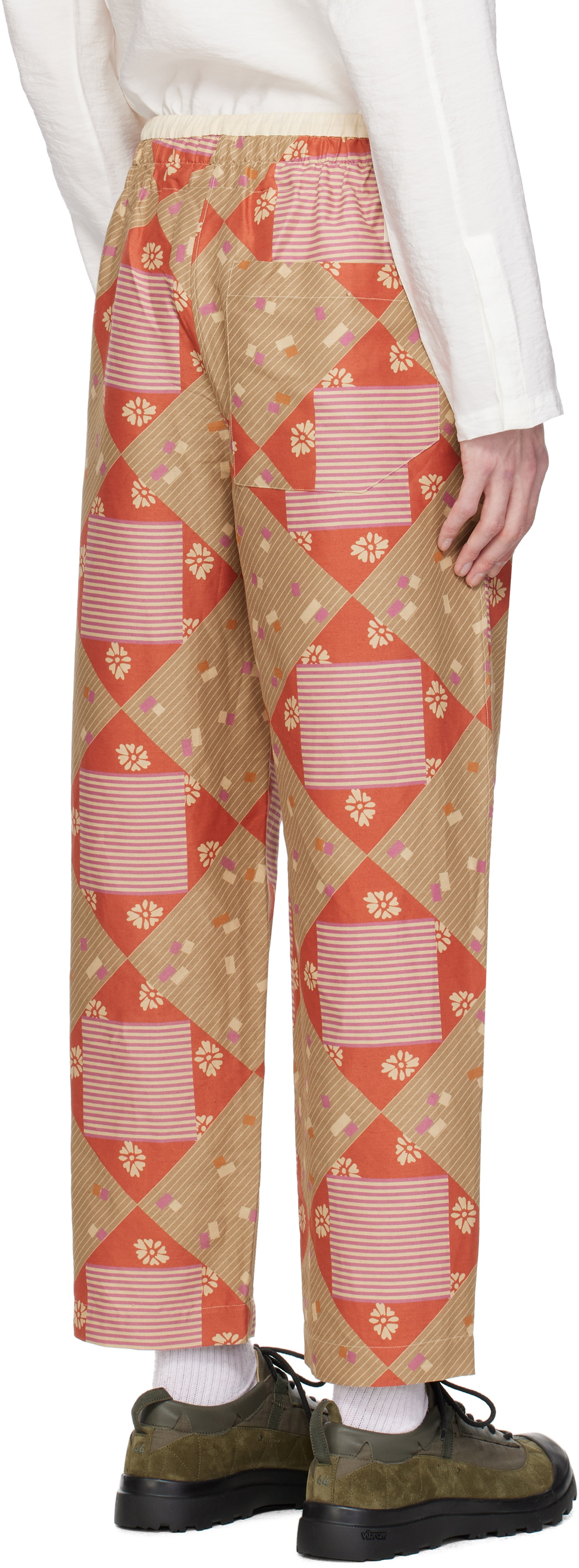 RANRA Multicolor Print Collector Trousers