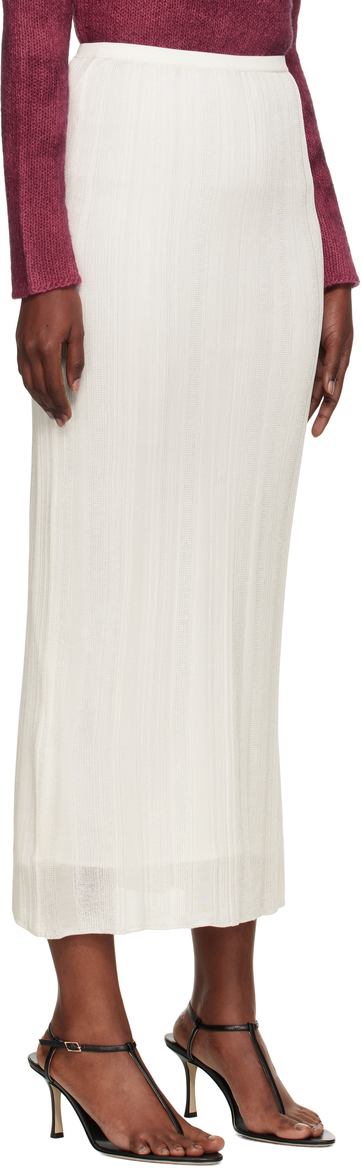 Gabriela Hearst White Daniella Maxi Skirt