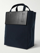 Acne Studios - Baker Out Small Logo-Print Leather and Nylon Tote Bag