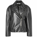 Acne Studios Women's Lilket Leather Jacket in Black