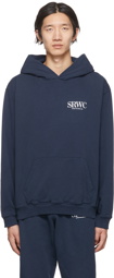 Sporty & Rich Navy Upper East Side Hoodie