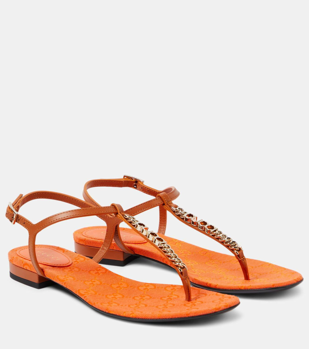 Gucci Gucci Signoria leather thong sandals Gucci
