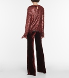 Etro - Sequined top