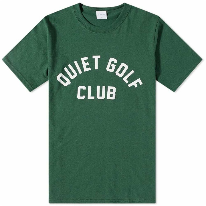 Photo: Quiet Golf Men's Club T-Shirt in Forest