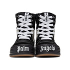 Palm Angels Black Snow High-Top Sneakers