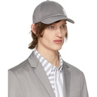 Thom Browne Grey Classic Baseball Cap