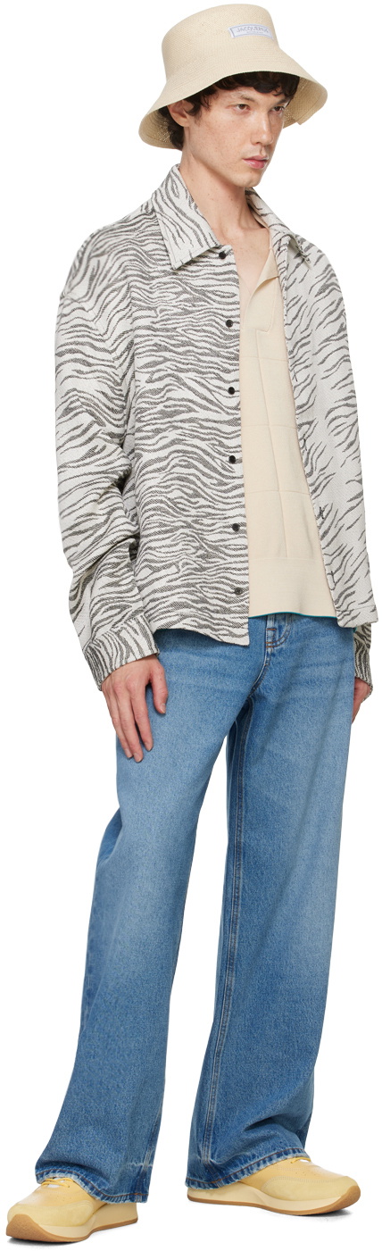 JACQUEMUS Blue Les Classiques 'Le de Nîmes droit' Jeans