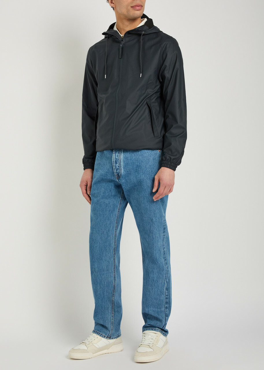 Rains Storm Breaker Waterproof Raincoat Navy