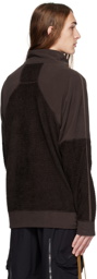 F/CE.® Brown Paneled Sweater