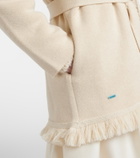 Alanui Finest fringed cashmere and cotton cardigan