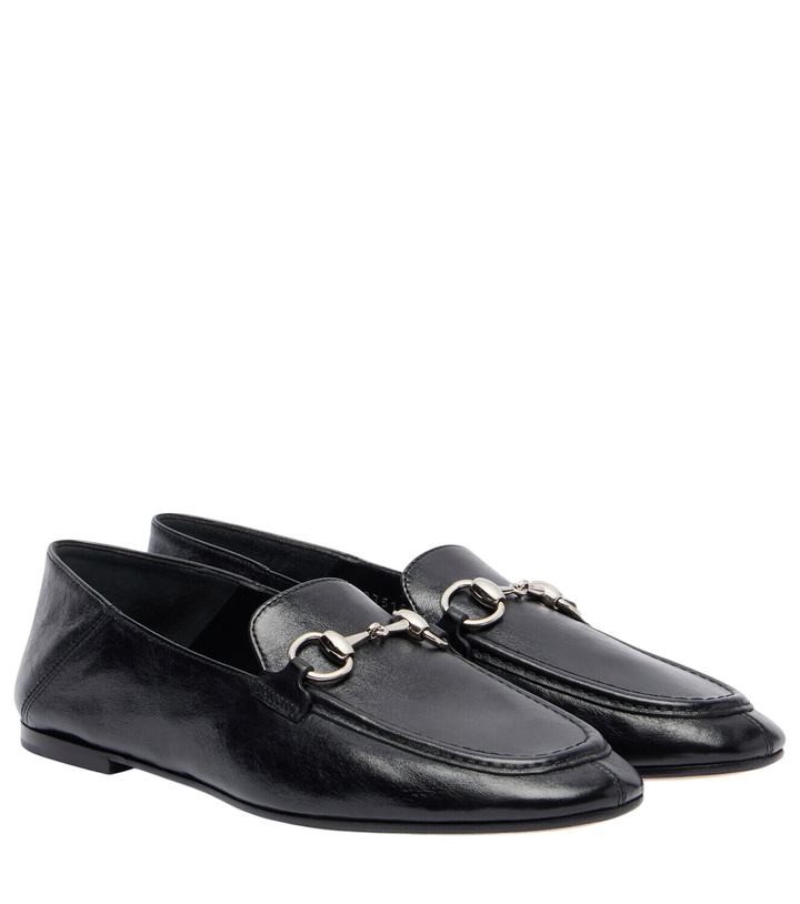 Photo: Gucci Jordaan Horsebit leather loafers