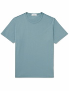 Mr P. - Garment-Dyed Cotton-Jersey T-Shirt - Blue