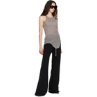 Rick Owens Black Tower Drawstring Bias Trousers