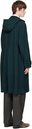 Dries Van Noten Blue Cotton Coat