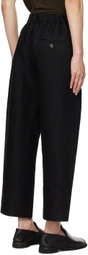 UMA WANG Black Paxton Trousers