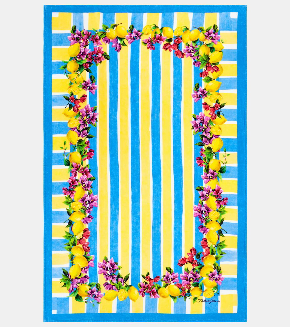 Dolce&Gabbana Casa Taormina cotton terry beach towel
