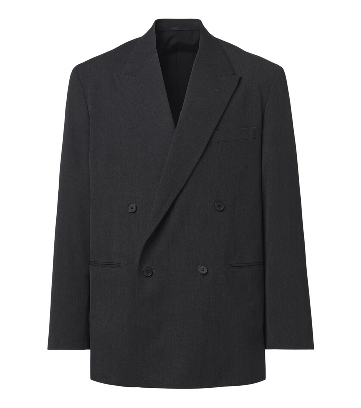 Photo: A.Presse Double-breasted wool blazer