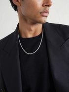 Mikia - Sterling Silver and Emerald Necklace