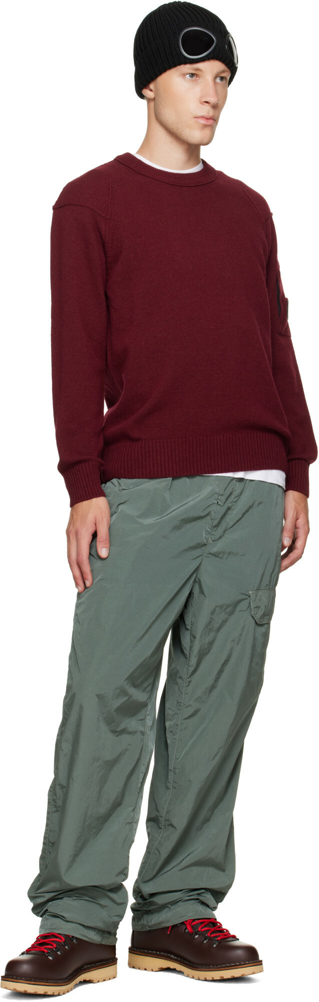 C.P. Company Gray Chrome-R Regular Lens Cargo Pants