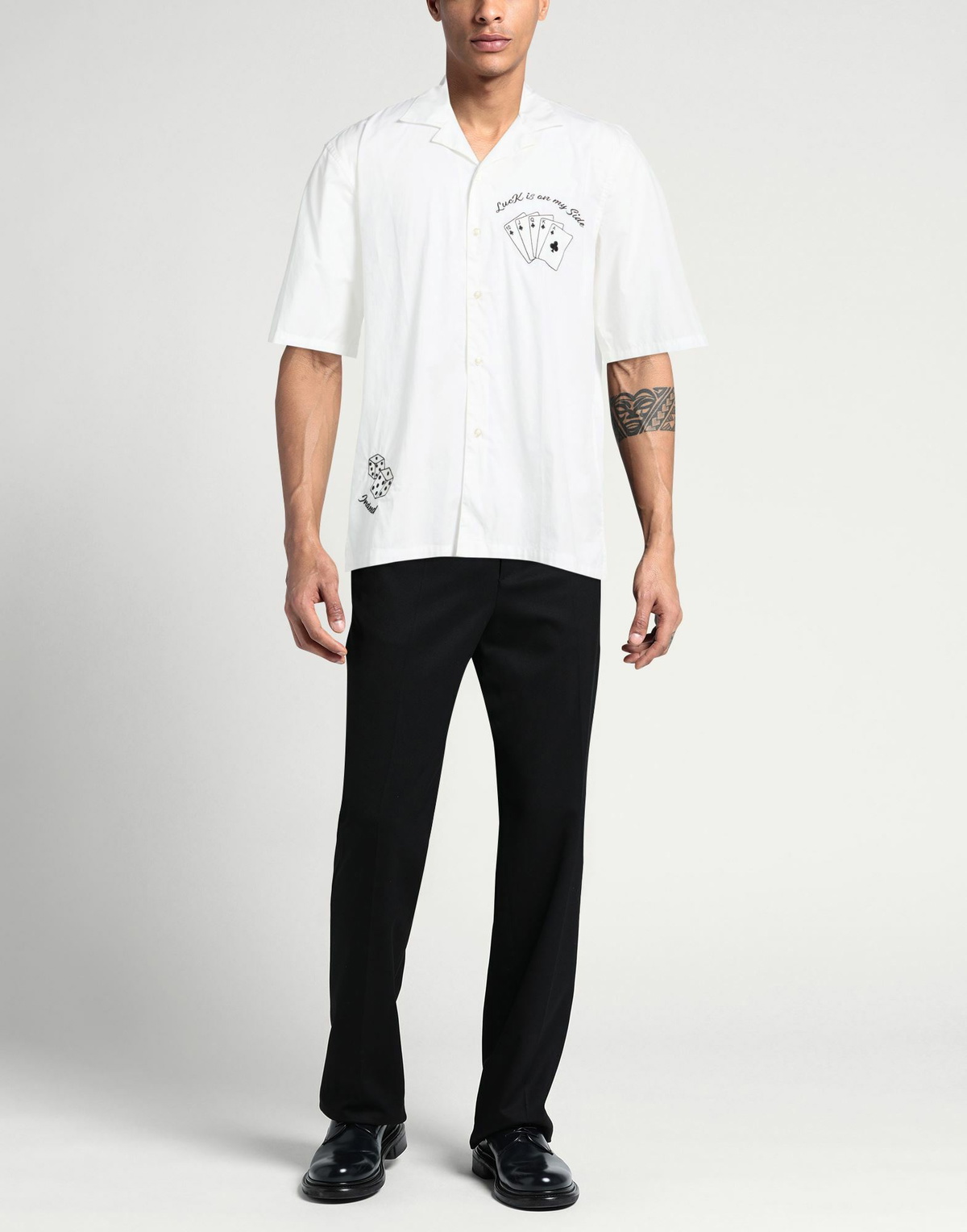 Officine Générale Mens Shirt in Off white