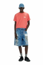Diesel Shorts in devoré denim - Denim short pants - Unisex - Blue