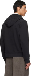 Camiel Fortgens Black Fitted Zip Hoodie
