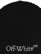 OFF-WHITE - Bookish Classic Knit Wool Beanie