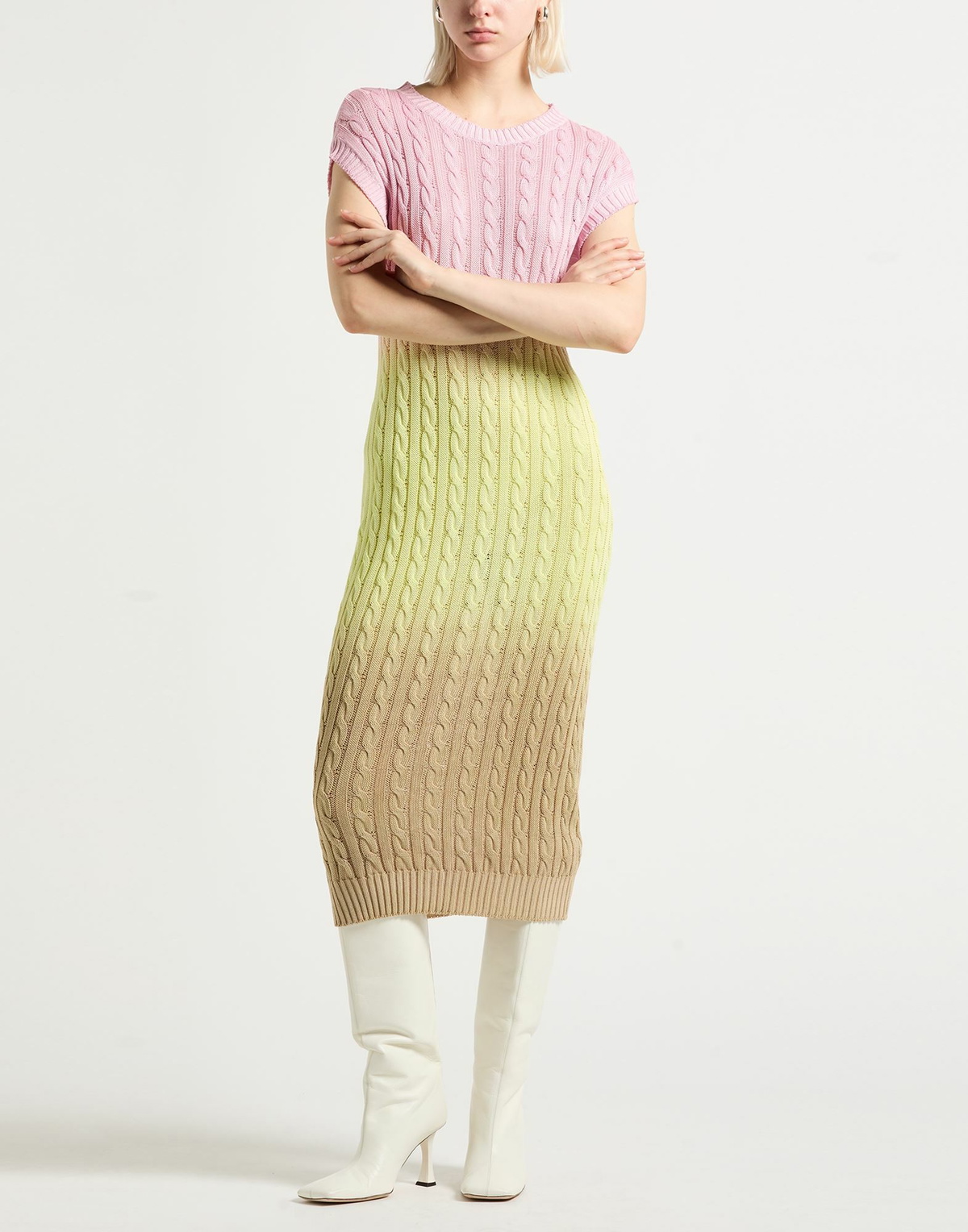 Jucca Womens Midi dress in Pink
