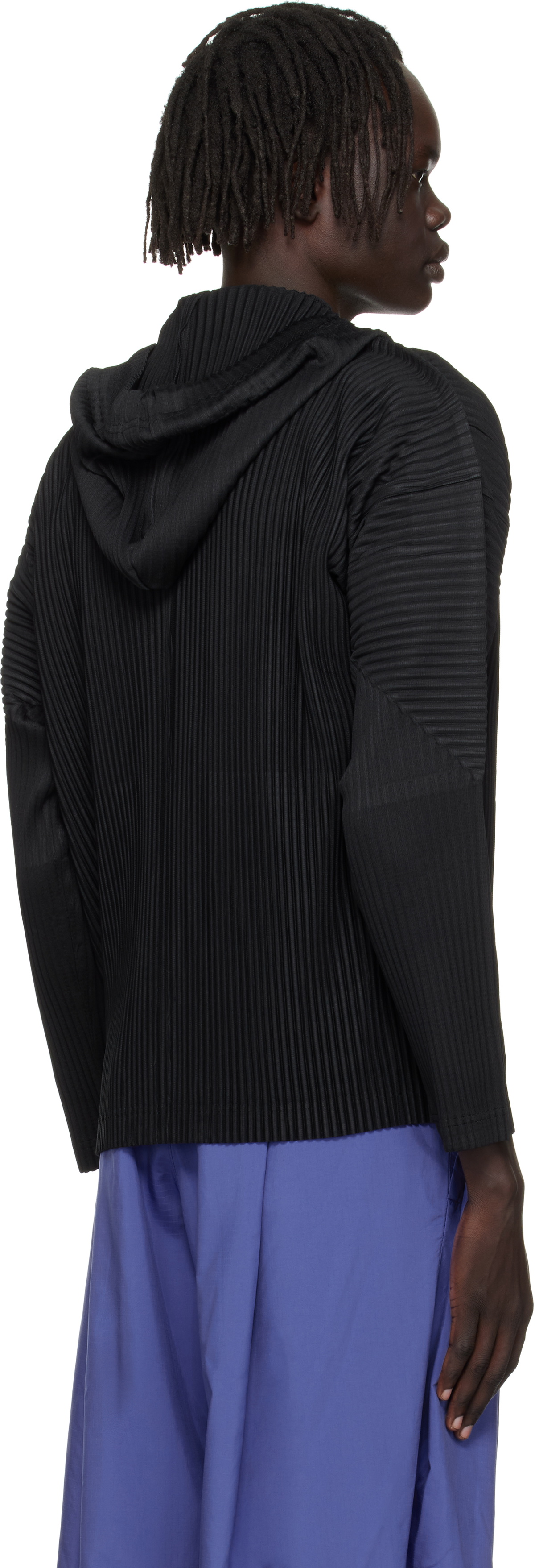 HOMME PLISSÉ ISSEY MIYAKE Black Monthly Color June Hoodie